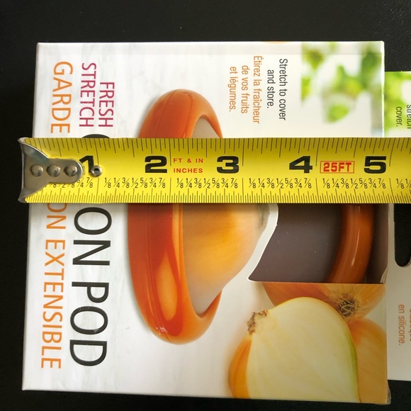 2/$20 NEW JOIE Fresh Stretch Pod Onion Storage Container Kitchen 1 Count - Picture 6 of 14